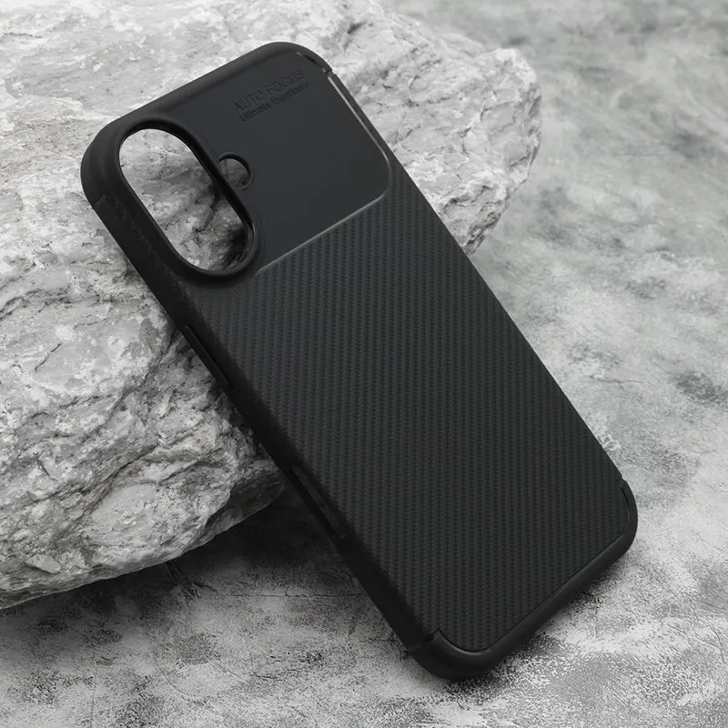 Futrola Carbon za iPhone 16/ crna