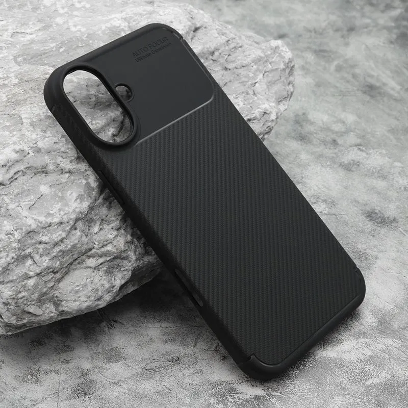 Futrola Carbon za iPhone 16 Plus/ crna