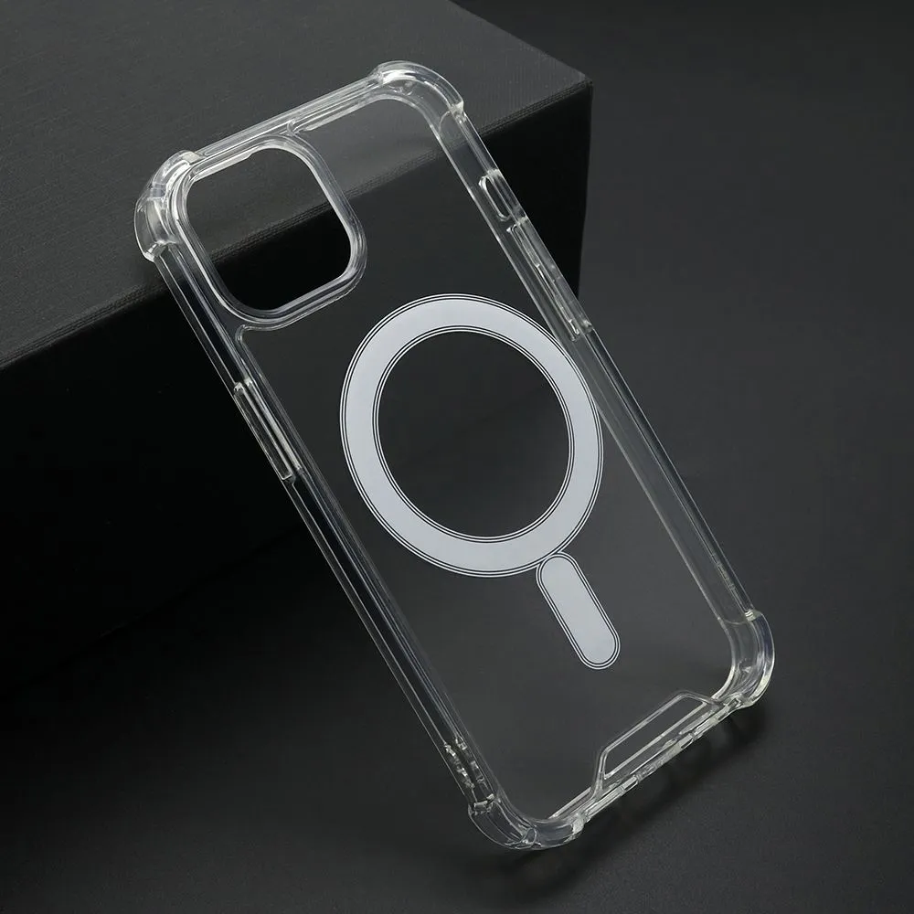 Futrola Crashproof Magnetic za iPhone 15 / providna