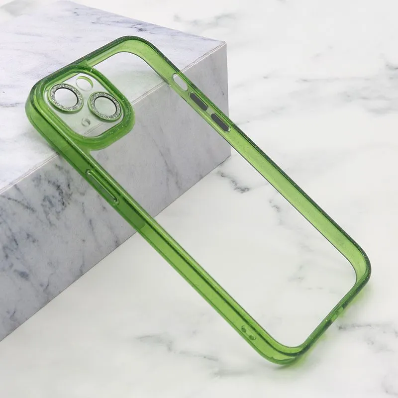 Futrola Diamond Lens za iPhone 14 Plus/ zelena