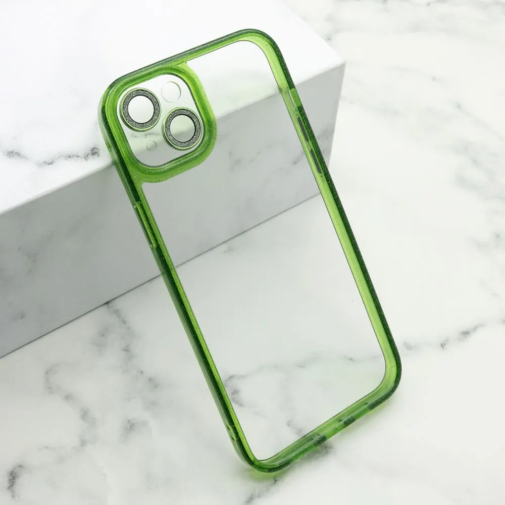 Futrola Diamond Lens za iPhone 15 Plus/ zelena