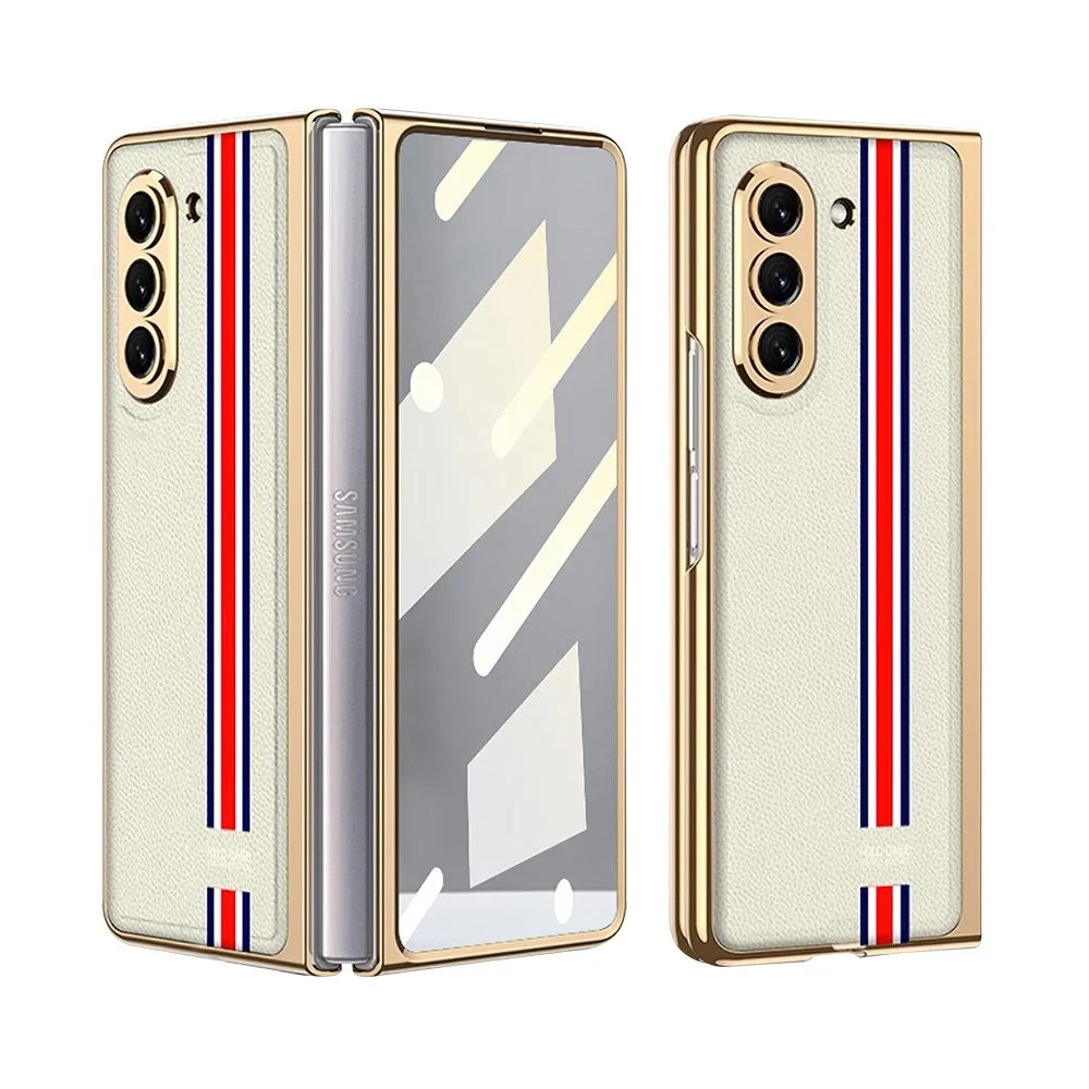 Futrola Elegant Red Line za Samsung F946B Galaxy Z Fold 5 5G/ zlatna