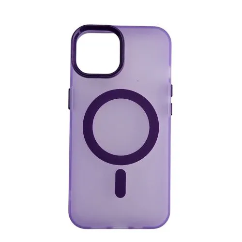 Futrola Magsafe FLURO COLOR za Iphone 13/14/ ljubičasta
