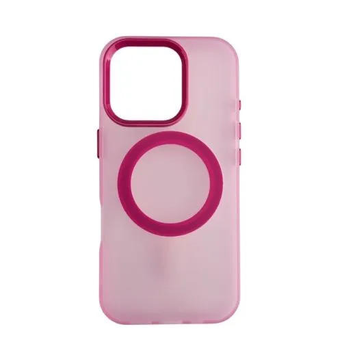 Futrola Magsafe FLURO COLOR za Iphone 17/ roza