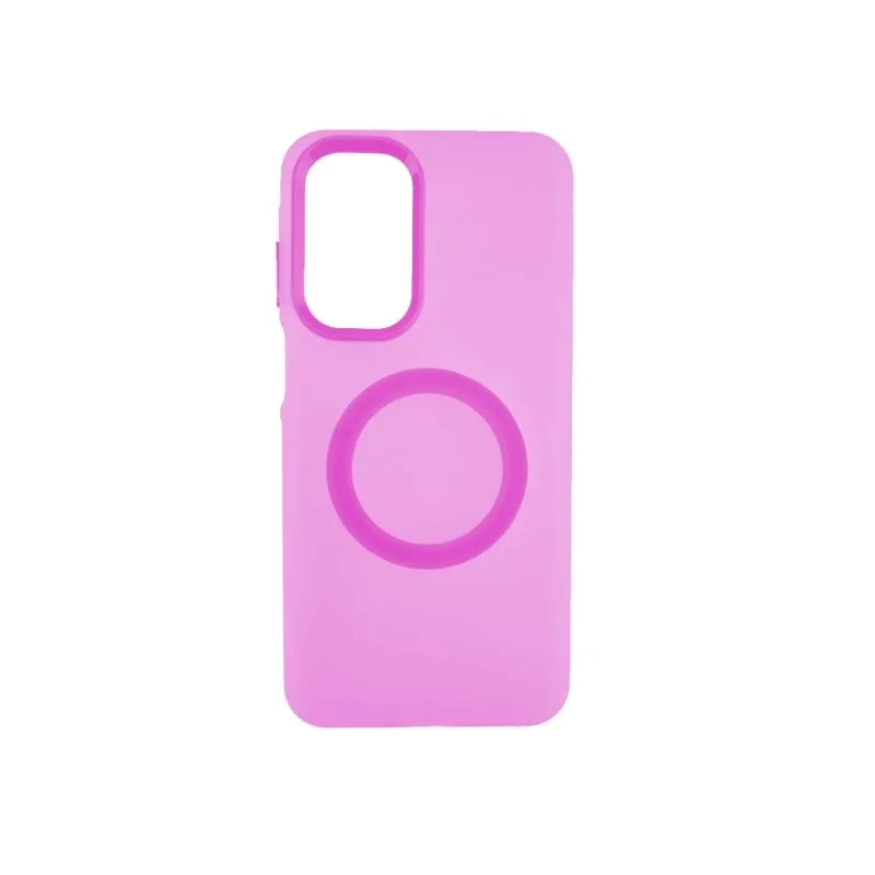 Futrola Magsafe FLURO COLOR za Samsung A17/ roza