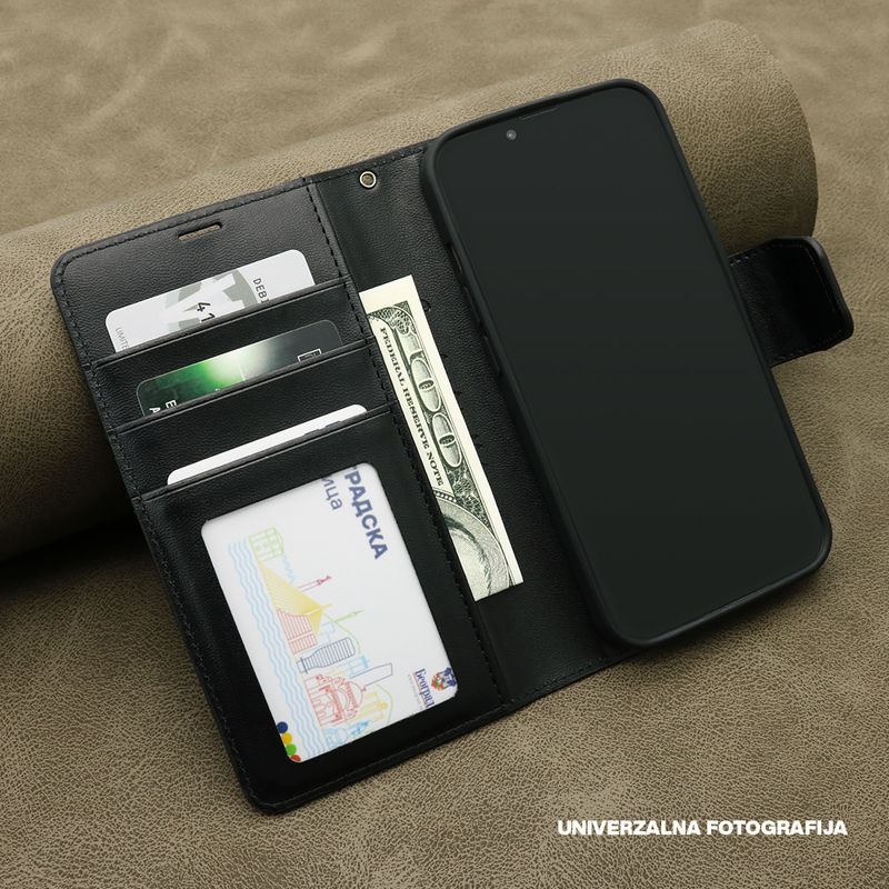 Futrola na preklop Bi Fold Hanman II za Huawei Pura 70 Pro/70 Pro Plus/ crna