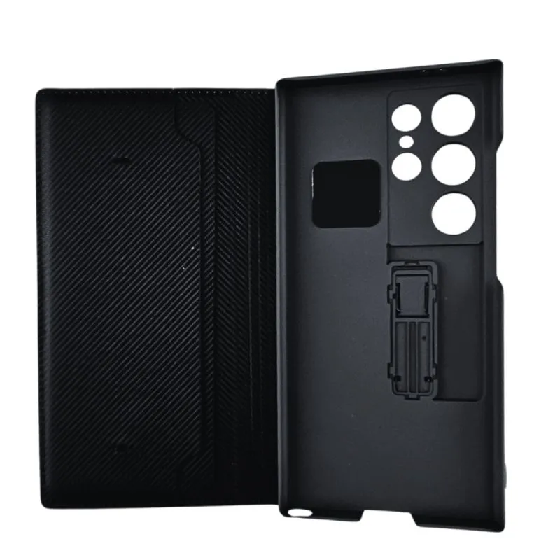 Futrola na preklop Elegant holster za Samsung S24 Ultra/ crna