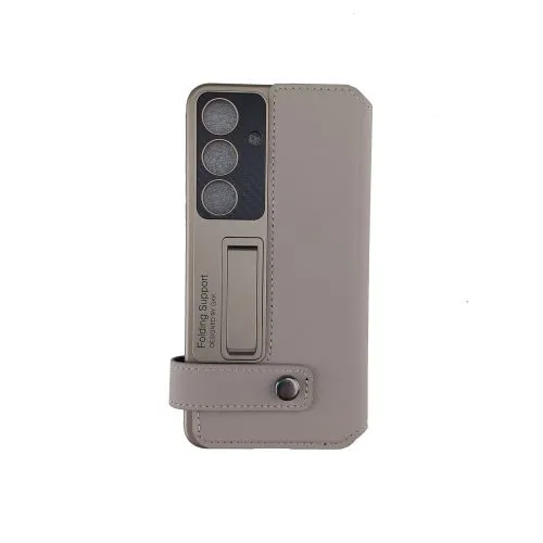 Futrola na preklop Elegant holster za Samsung S25/ bež