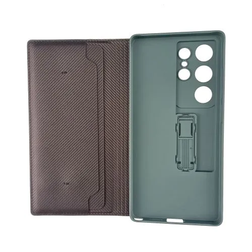 Futrola na preklop Elegant holster za Samsung S25 Ultra/ zelena
