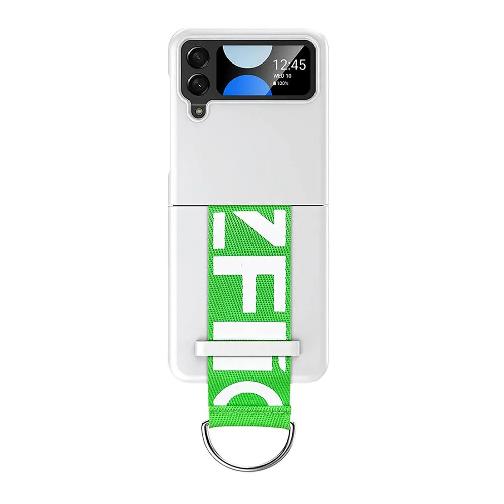 Futrola Ring Wrap za Samsung F721B Galaxy Z Flip 4 5G/ bela