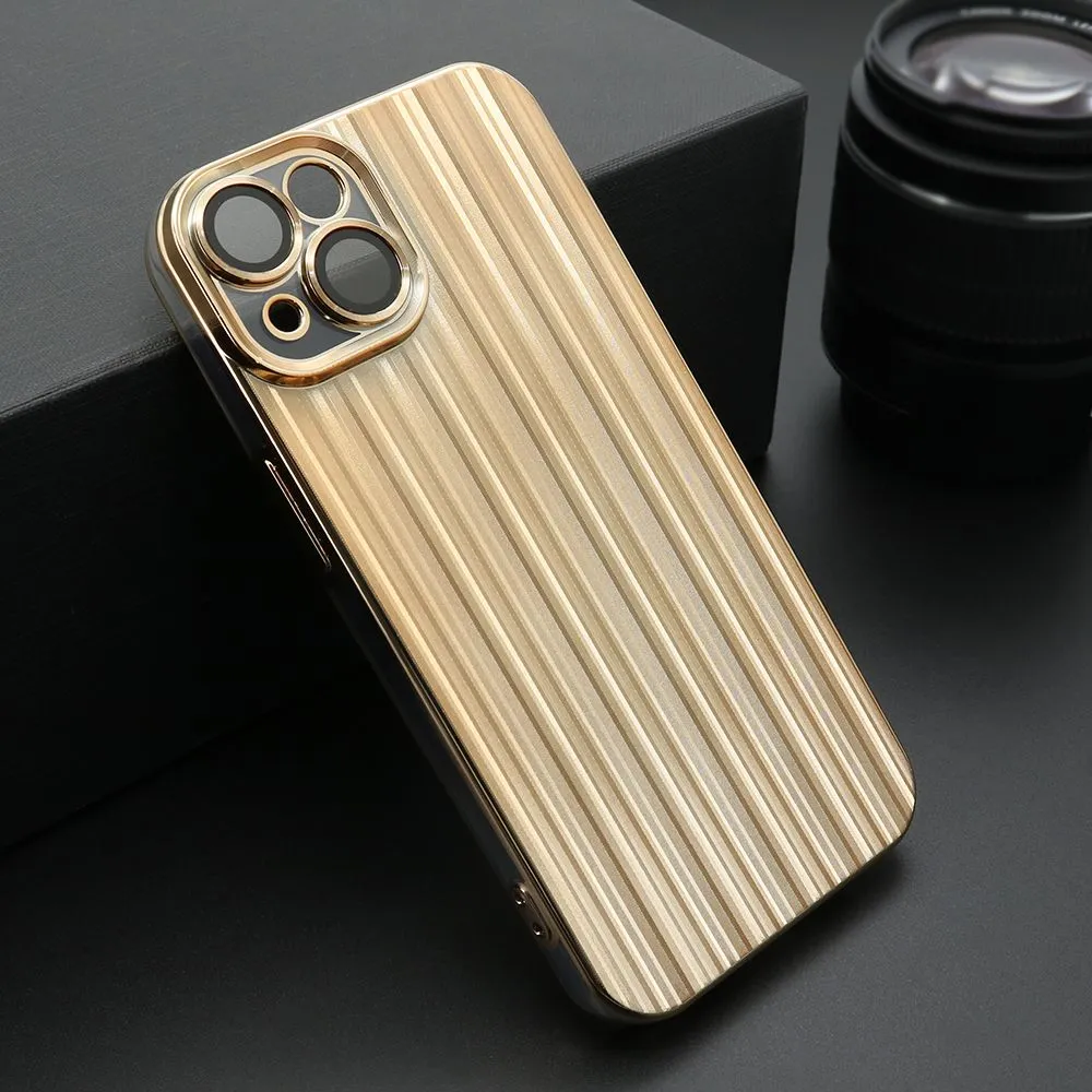 Futrola Shining Line za iPhone 14 / zlatna