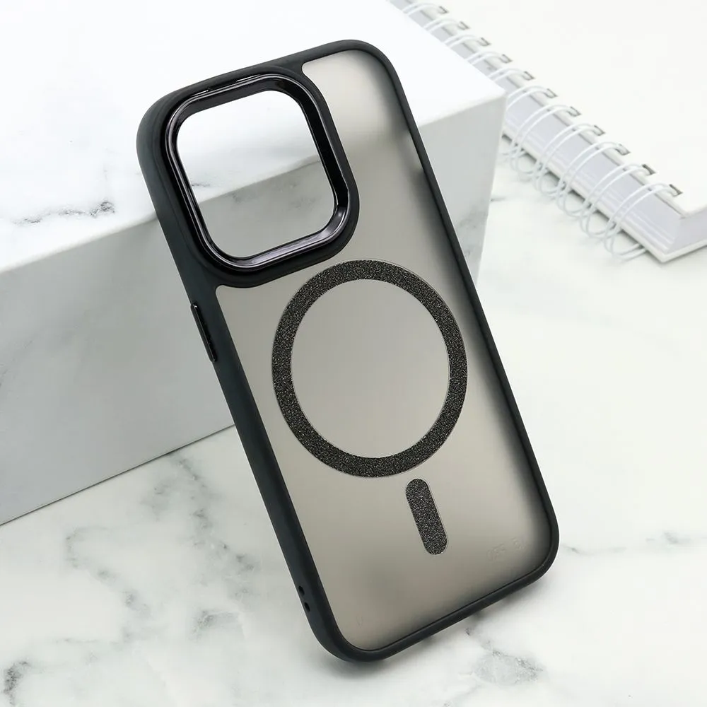 Futrola Shining Magsafe za iPhone 15 Pro/ crna