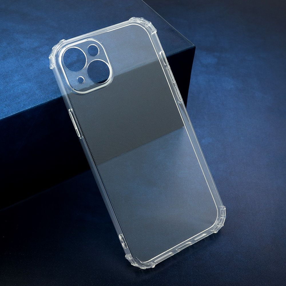 Futrola Silikonska Crashproof za iPhone 15 Plus / providna