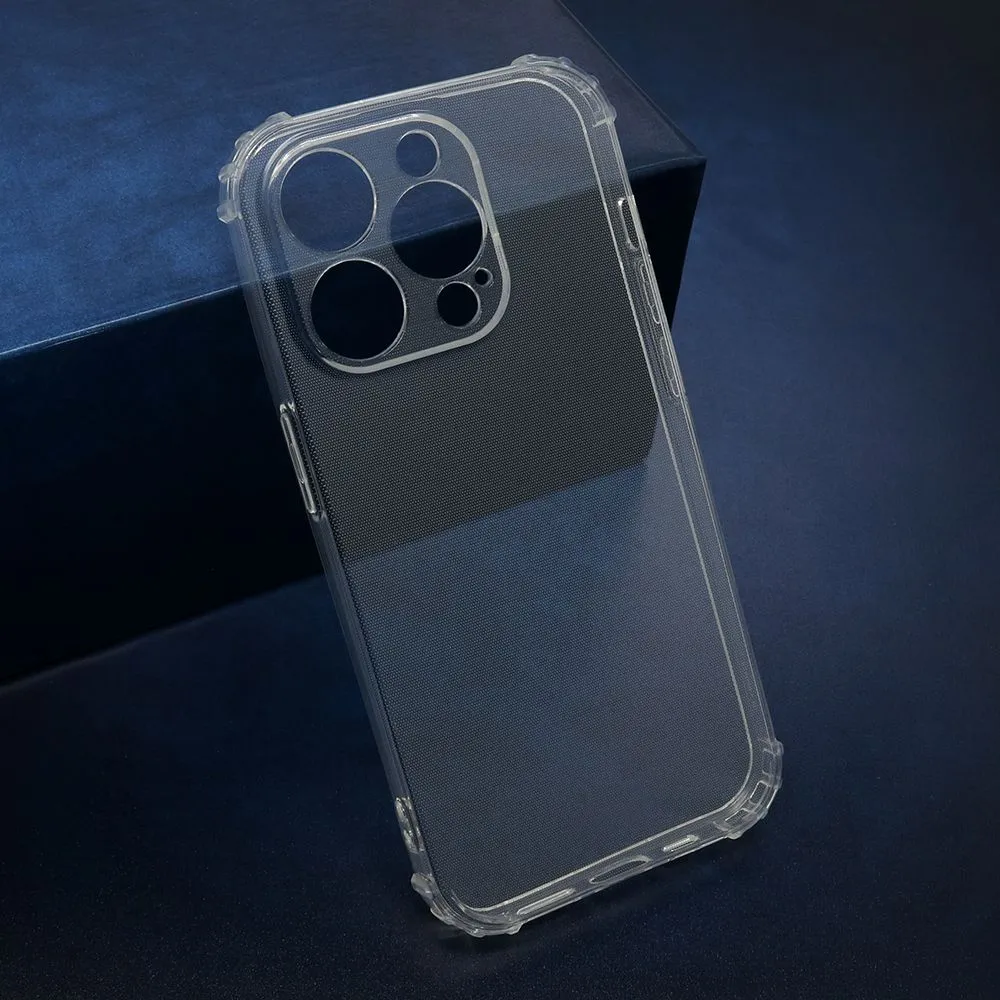 Futrola Silikonska Crashproof za iPhone 15 Pro / providna