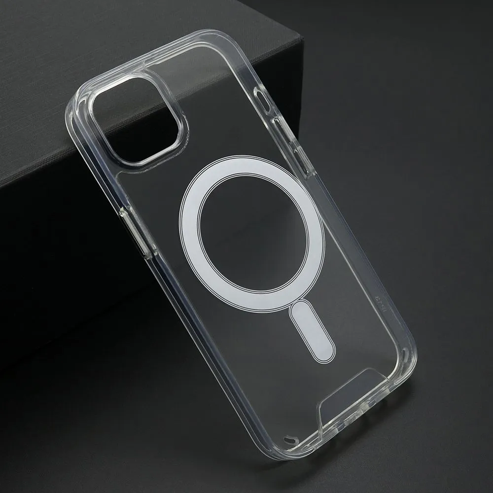Futrola Silikonska Magnetic za iPhone 13/ providna