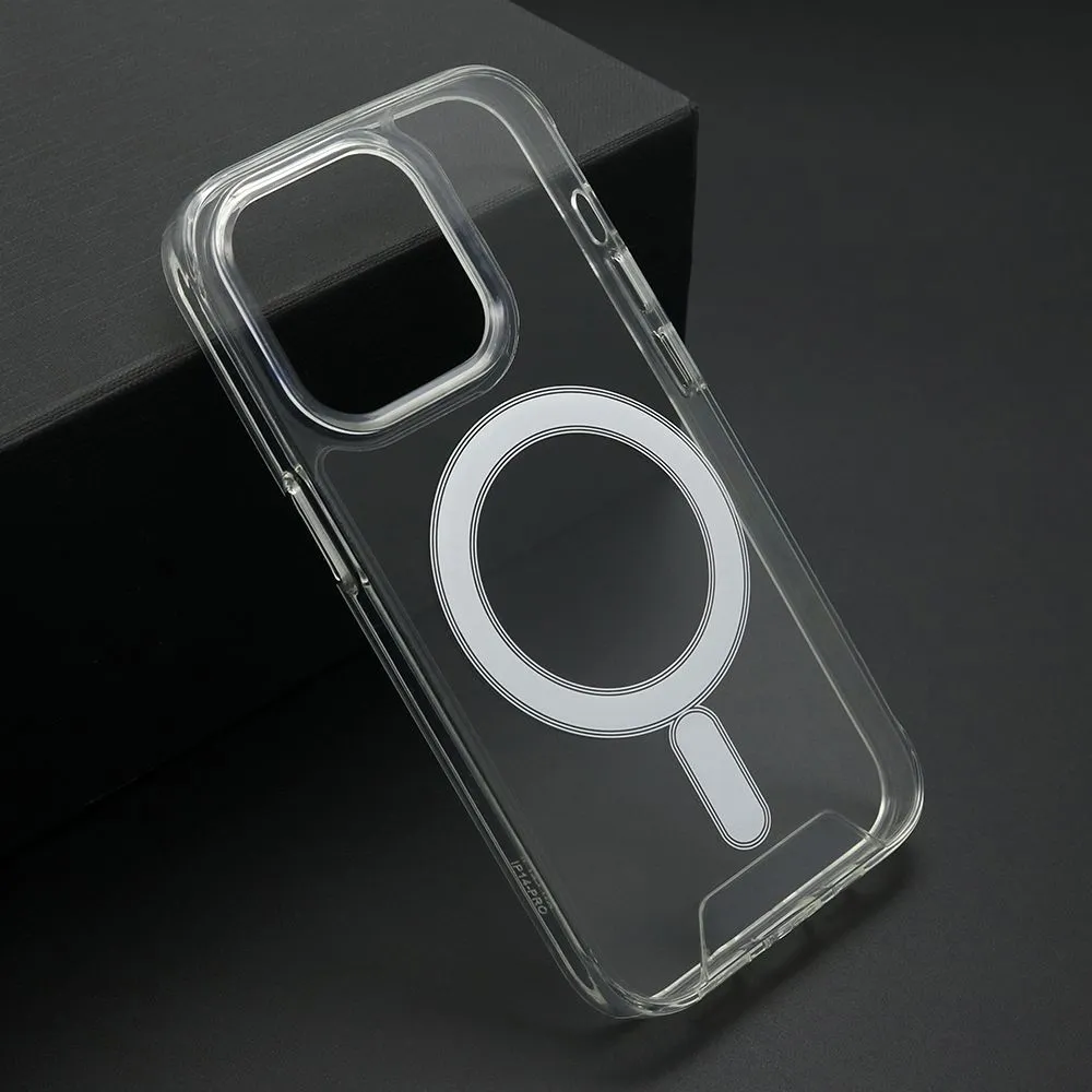 Futrola Silikonska Magnetic za iPhone 15 Pro/ providna