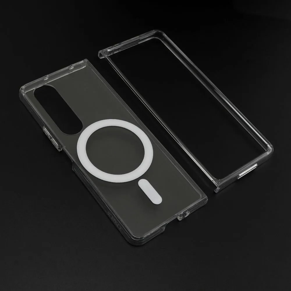 Futrola Silikonska Magnetic za Samsung F936B Galaxy Z Fold 4 5G/ providna