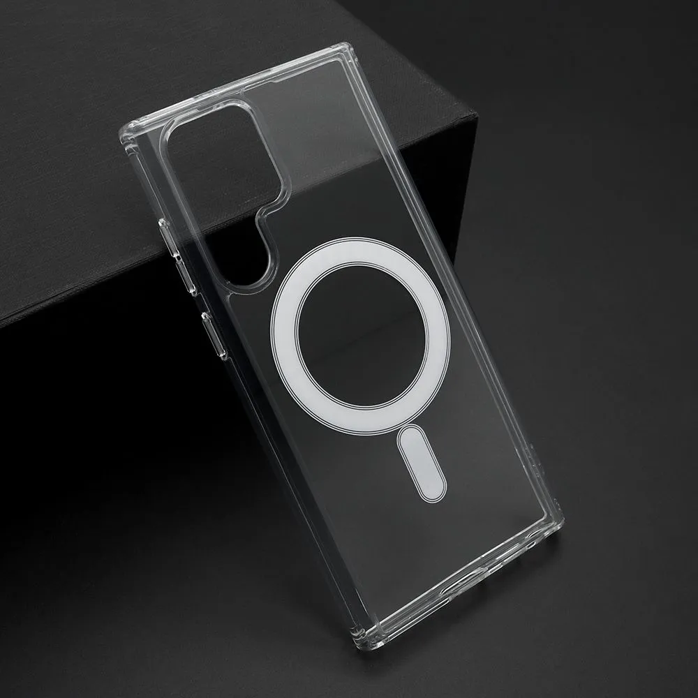 Futrola Silikonska Magnetic za Samsung S908B Galaxy S22 Ultra 5G/ providna