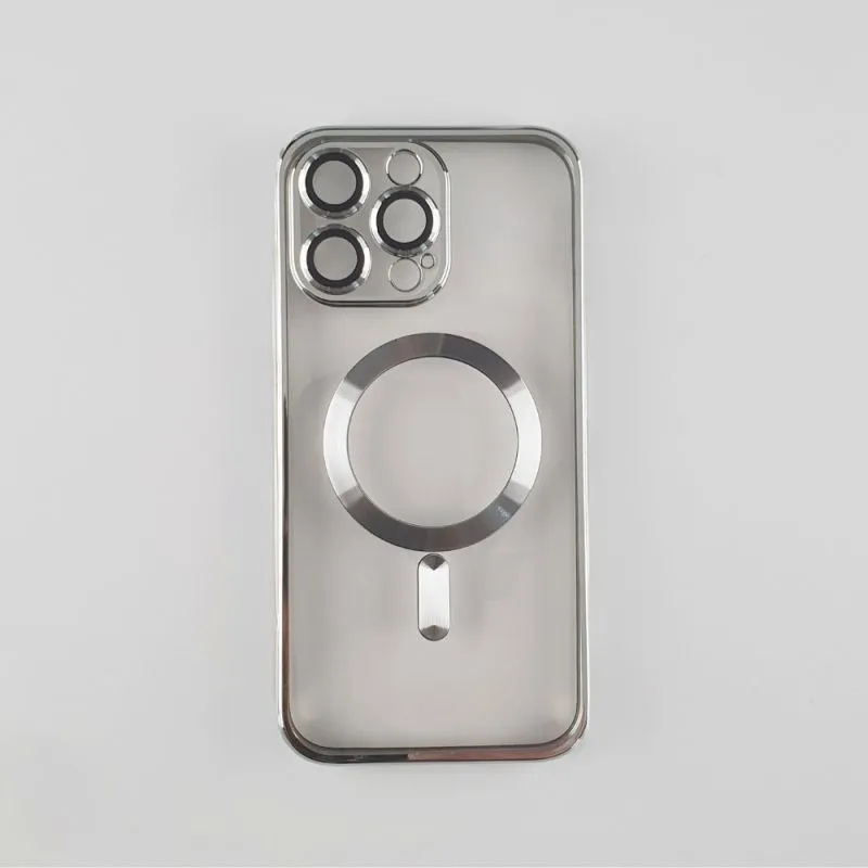 Futrola silikonska Magsafe za Iphone 13 pro/ srebrna