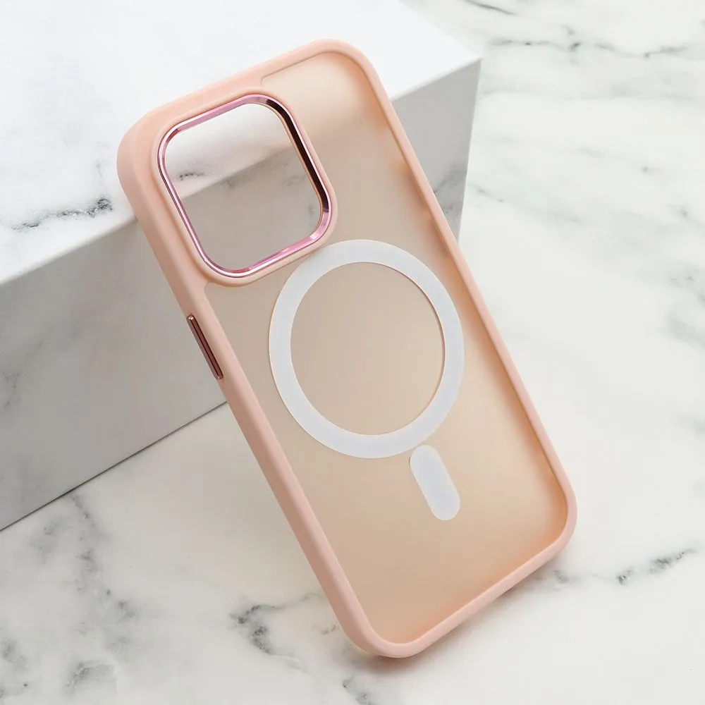 Futrola Silky Magsafe za iPhone 14 Pro/ roze