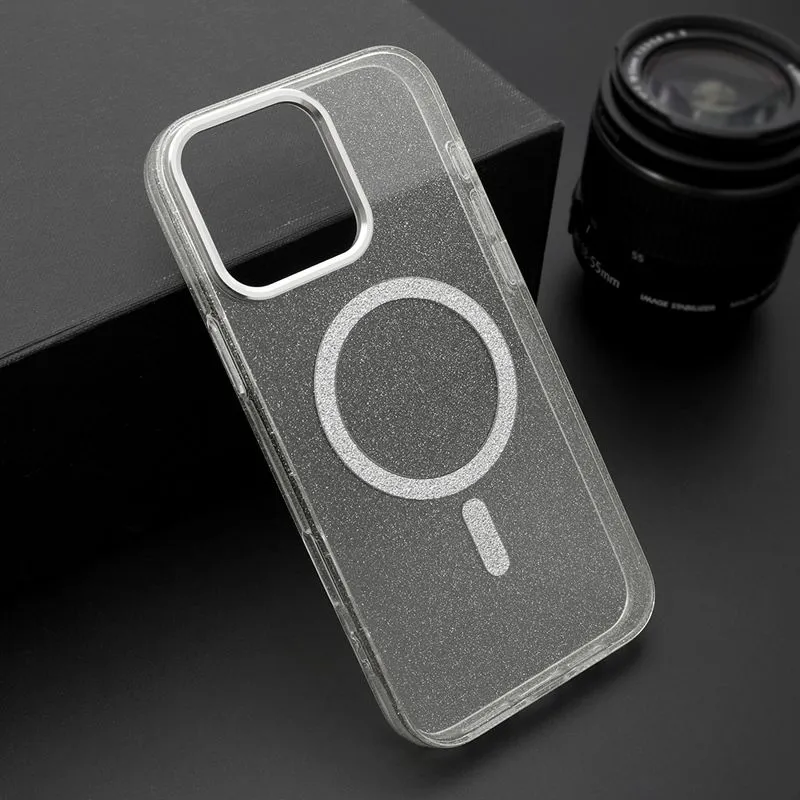 Futrola SPARKLING MagSafe za iPhone 16 Pro Max, providna