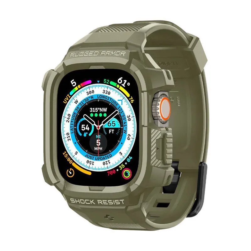 Futrola Spigen Rugged Armor Pro za Apple Watch Ultra 42/ 44/ 45/ 49 mm vintage khaki