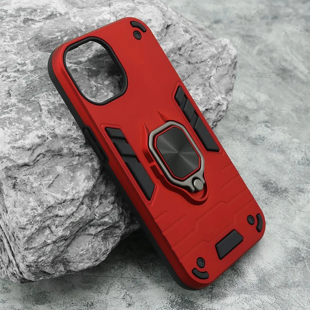 Futrola Square Ring za iPhone 15/ crvena