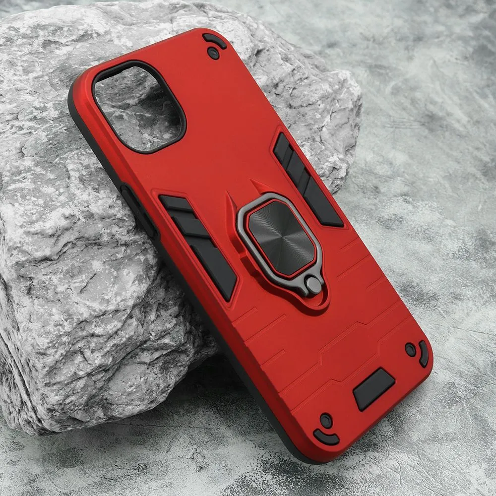 Futrola Square Ring za iPhone 15 Plus/ crvena