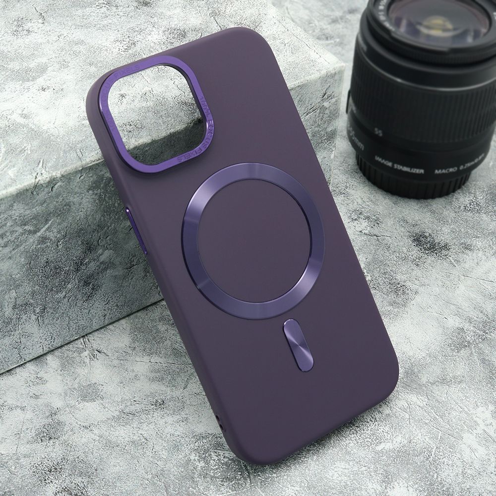 Futrola True Color Magsafe za iPhone 15/ ljubičasta