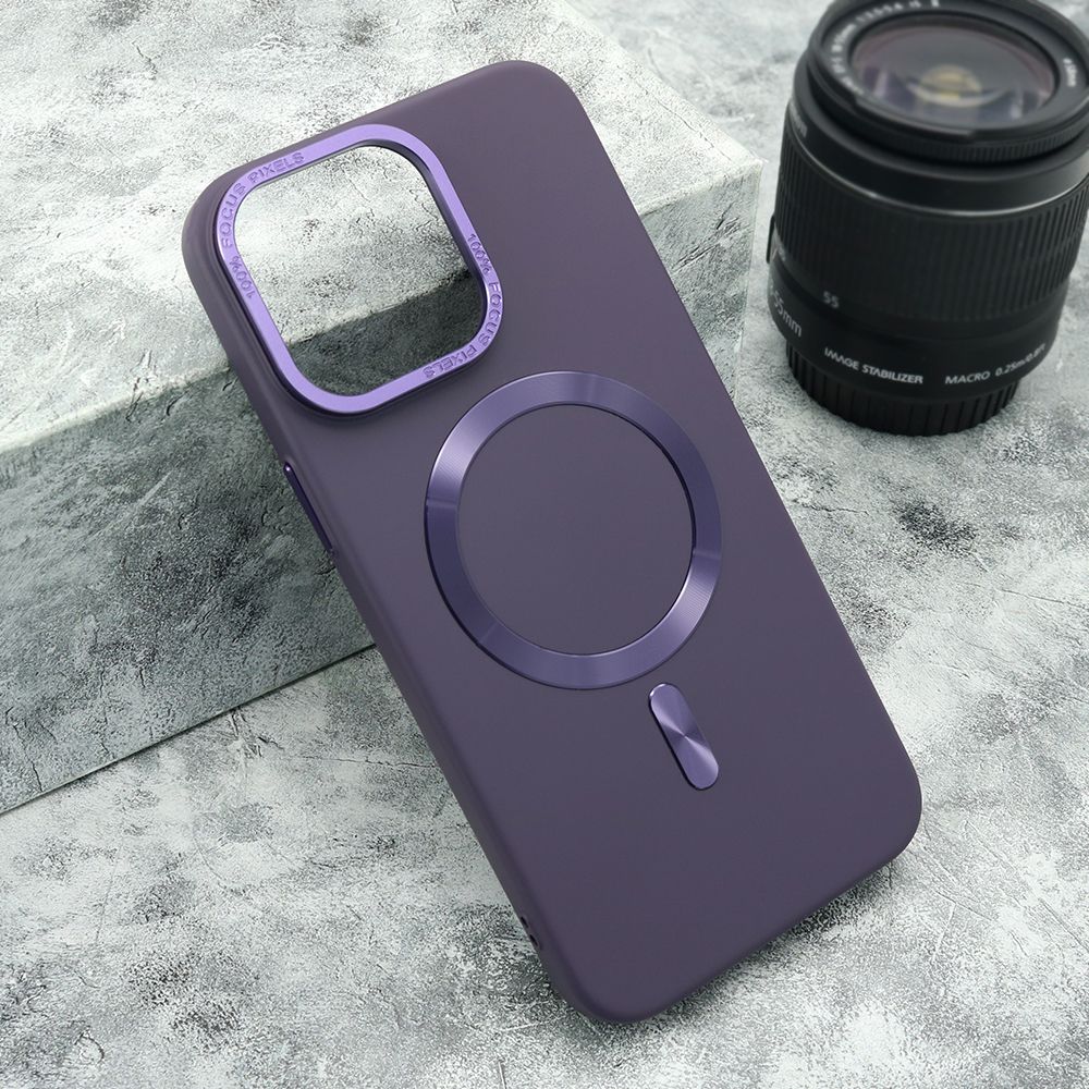 Futrola True Color Magsafe za iPhone 15 Pro Max/ ljubičasta