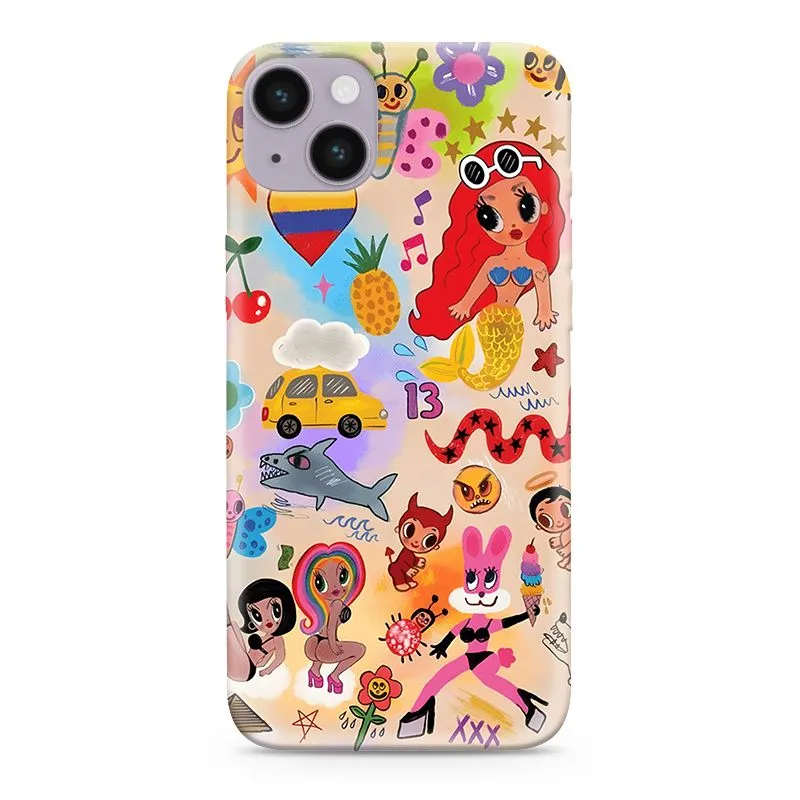 Futrola Ultra Tanki Print Clear za iPhone 14 Plus