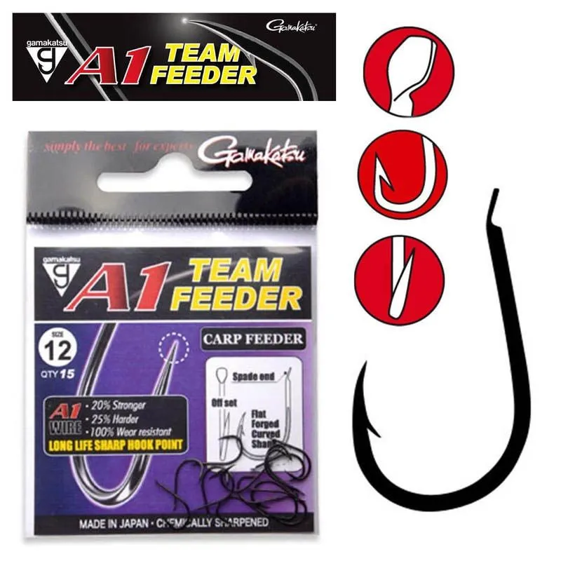 GAMAKATSU UDICE A1 TEAM FEEDER EYED PELET CARP 10