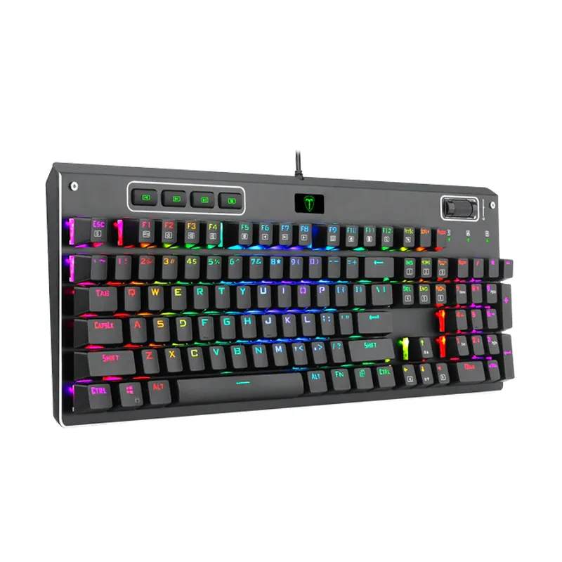 Gaming mehanička tastatura T-DAGGER Adriatic TGK316-BL (plavi switch) crna