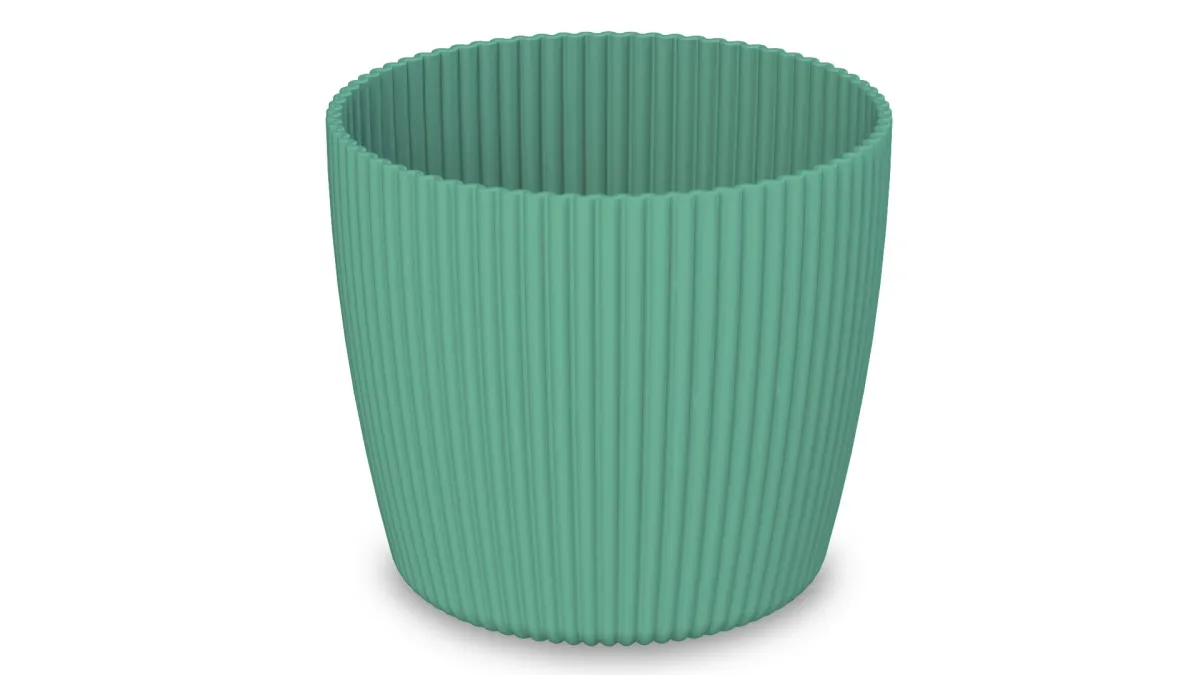 GARDINO Saksija 14cm Wave/ mint