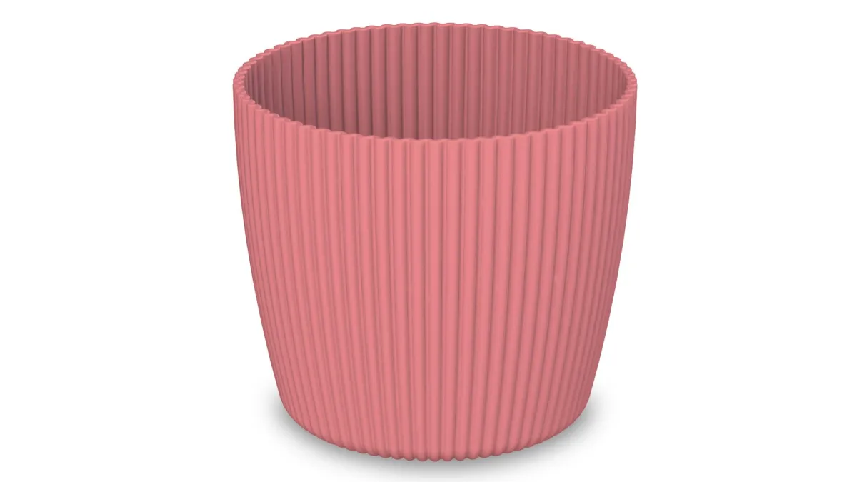 GARDINO Saksija 16cm Wave/ roze