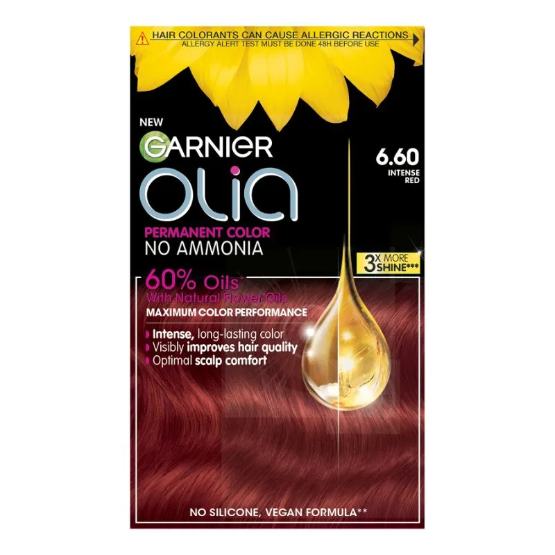 GARNIER Olia Boja za kosu, 6.60 intezivna crvena