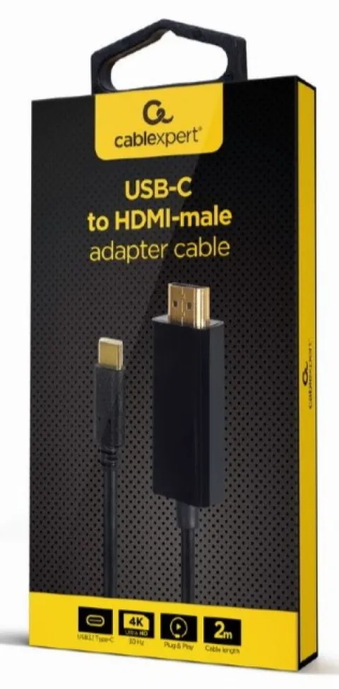 GEMBIRD A-CM-HDMIM-01 USB-C male to HDMI-male adapter
