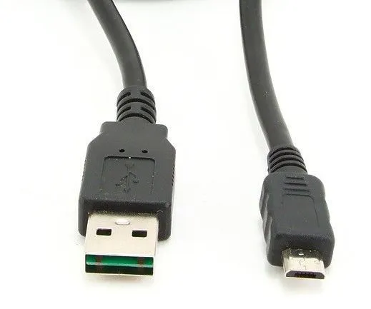 GEMBIRD Adapter kabl, USB 2.0 na USB Micro, obostrani, CC-mUSB2D-1M, 1m, crna