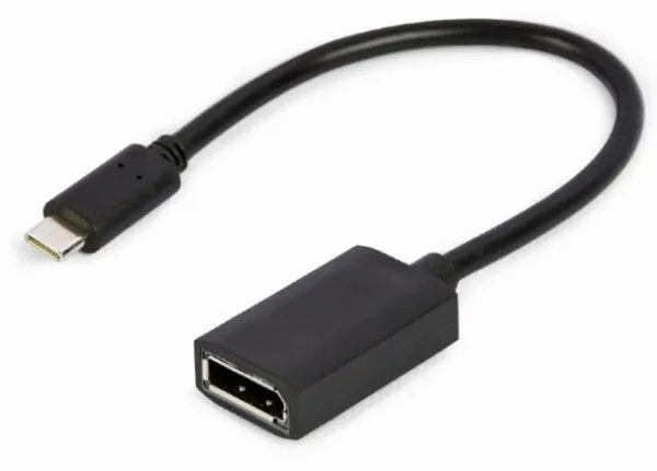 GEMBIRD Adapter Type-C na DisplayPort 4K, 15cm, crna