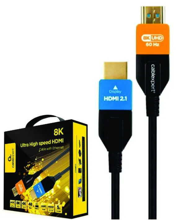 GEMBIRD Aktivni optički kabl ultra brzi HDMI 2.1 8K UHD with Ethernet CC-HDMI8K-AOC-5M, 5m