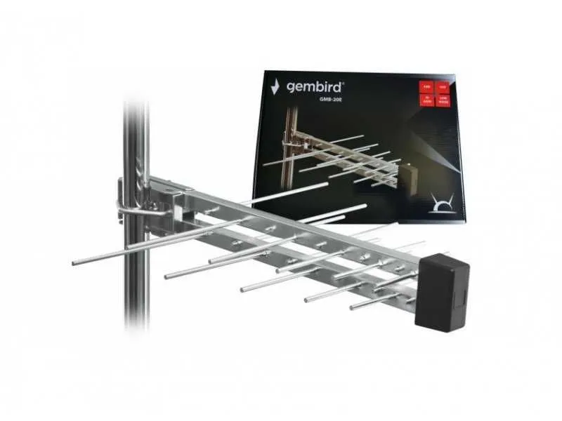 GEMBIRD Aluminiumska spoljna antena sa kutijom loga UHF sa RF-Konektorom GMB-20E