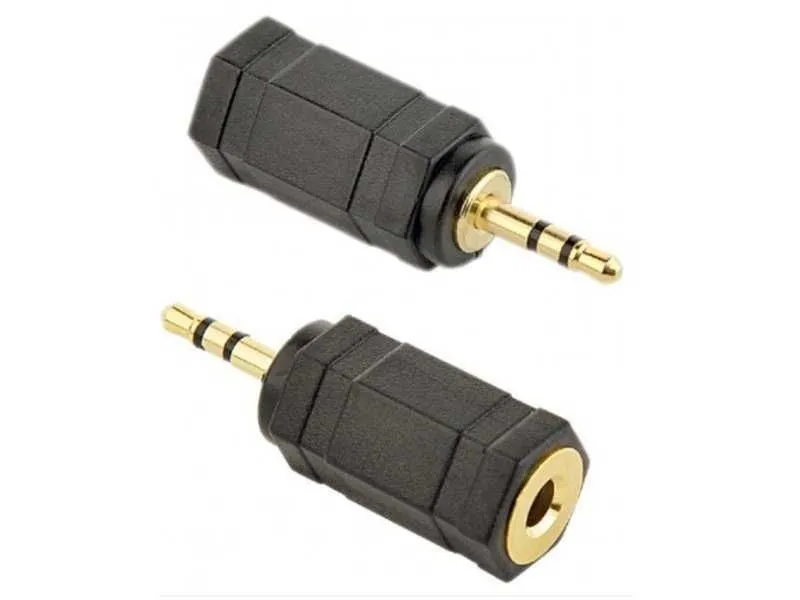 GEMBIRD Audio adapter, 3.5 mm ženski na 2.5 mm muški, A-3.5F-2.5M