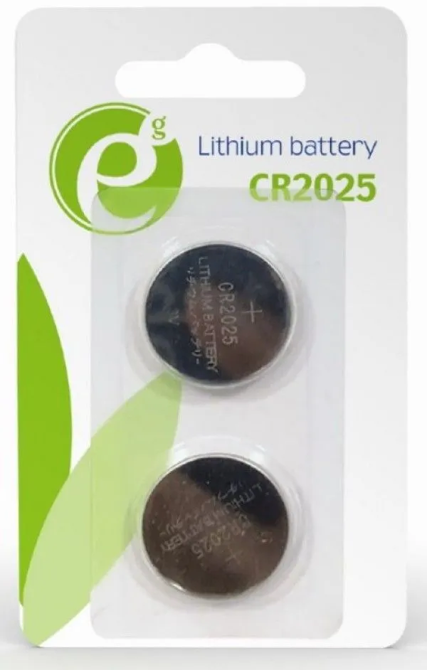 GEMBIRD Baterije ENERGENIE CR2025, 3V, Lithium, 2 kom (cena po komadu)