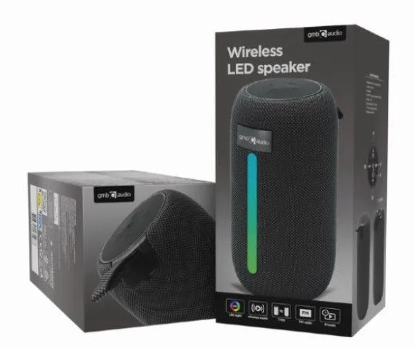 GEMBIRD Bežični Bluetooth zvučnik SPK-BT-LED-07/ crna