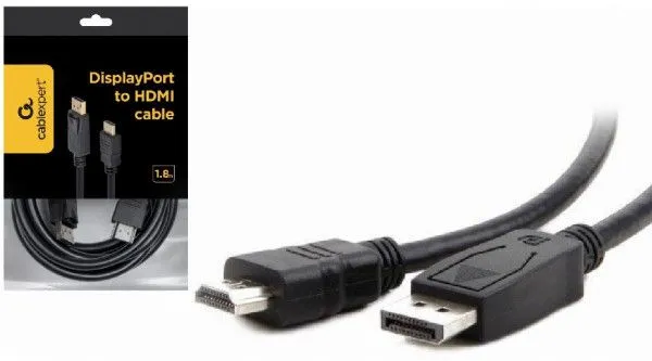 GEMBIRD CC-DP-HDMI-6 DisplayPort na HDMI digital interface kabl 1.8m