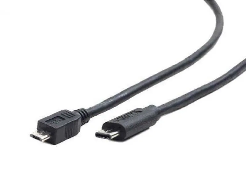 GEMBIRD CCP-USB2-mBMCM-1M Gembird USB 2.0 Micro BM to Type-C cable (Micro BM/CM), 1 m