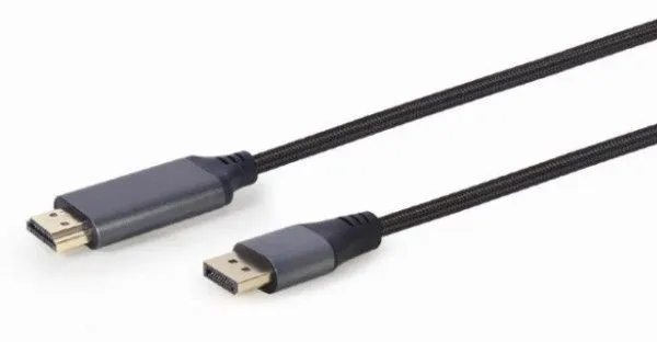 GEMBIRD DisplayPort na HDMI, CC-DP-HDMI-4K-6, Premium Series, 1.8m