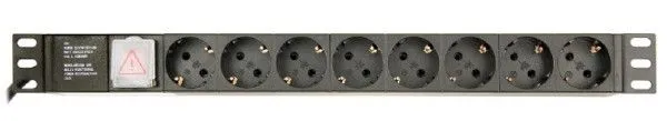 GEMBIRD EG-PDU-014 Produzni kabl sa zastitom 8 uticnica 16A