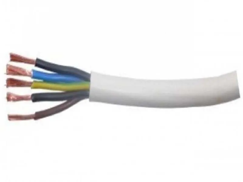 GEMBIRD Kabl H03VV-F 5x1.5 Beli (pp/l-y) licnasti 39631