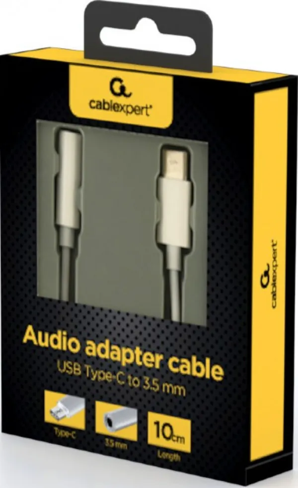 GEMBIRD Kabl USB Type-C na stereo 3.5 mm A-CM-3.5F-01, bela